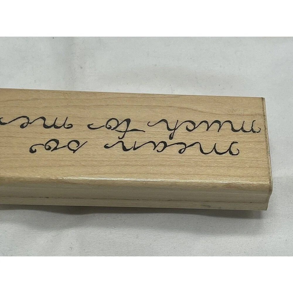 Stampin Up! wood rubber